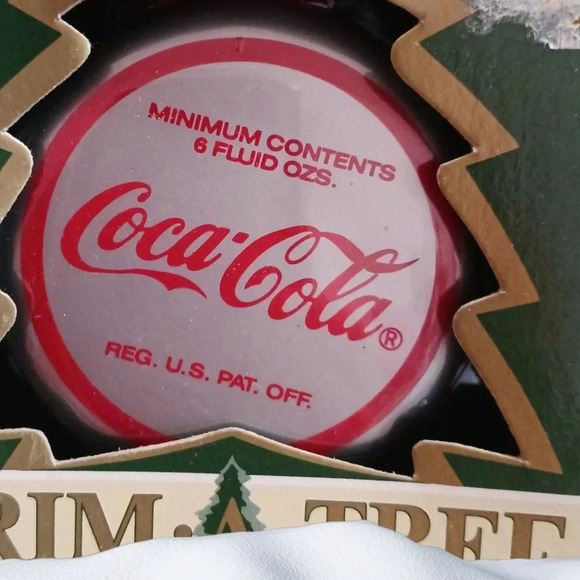 Coca-Cola Trim a tree & hallmark collection lot of 5 christmas ornaments - Picture 4 of 11